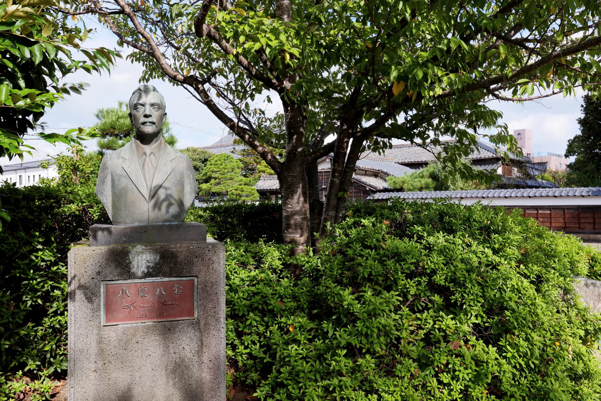 Bust of Lafcadio Hearn (Koizumi Yakumo) in Matsue